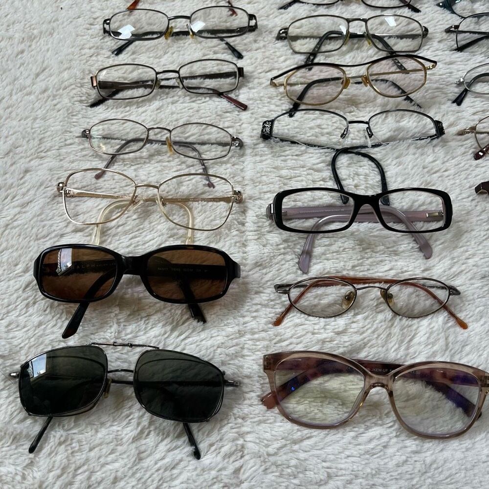 Ralph Lauren Women's Glasses - Elegant Black, Brown, and Gold Frames - Picture 4 of 5